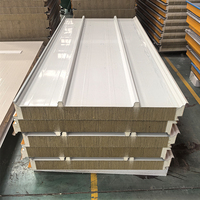 Panneau sandwich de toiture en acier ondulé, isolation thermique, couverture de hangar industriel, imperméable, tuile de toiture à verrouillage Z