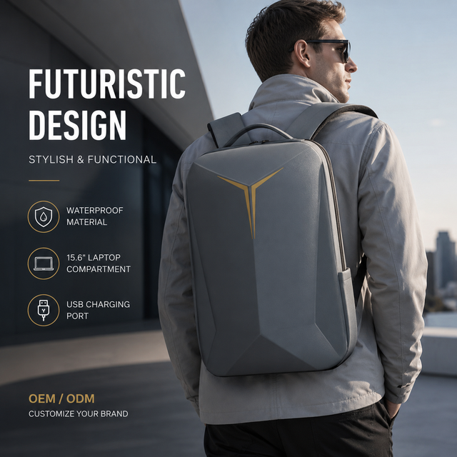 Marksmashan 2023 Hot-Selling Men's Oxford Backpack USB Charging Zipper Waterproof Anti-Theft Business Computer Bag 24L Capacity