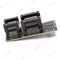 XZZ 4 en 1 BIOS SOP8/WSON8/QDFN8 1,27mm Paso 8*6 6*5mm adaptador para programador Universal