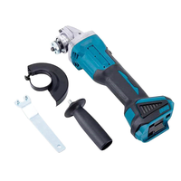 Meuleuse d'angle sans fil industrielle 20V haute puissance à moteur sans balais, outil de découpe, de meulage et de polissage, 4 niveaux de vitesse réglables, batterie au lithium