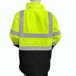 Chaqueta DE SEGURIDAD Chaqueta reflectante amarilla Ropa de construcción Chaquetas Sudadera Ropa DE SEGURIDAD reflectante de alta visibilidad - Product Image 5