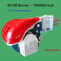 Pembakar Gas Dua Tahap 232/698 ~ 1163 kW RS100 Pembakar Gas Petroleum Cair untuk Pemanas dan Pengeringan Industri