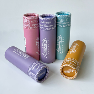 ภาชนะบรรจุกระดาษลิปบาล์มแบบดันทรงท่อทรงกระบอกย่อยสลายได้รีไซเคิลได้บรรจุภัณฑ์เครื่องสำอางทำด้วยมือระงับกลิ่นกาย - Product Image 1