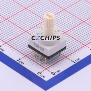TSR-06 Rotary Encoder Through hole Component (THT) Switch - Product Image 1