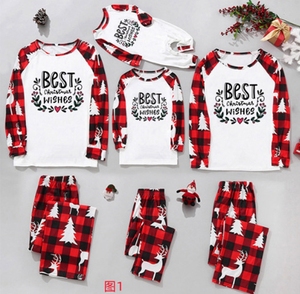 Conjunto de Pijamas de Natal Personalizado 2025 para Adultos e Crianças, Roupas de Festival para a Família - Product Image 4