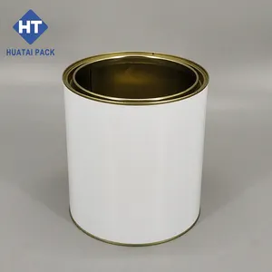 High Quality Empty 1L Metal Paint Can With Lid