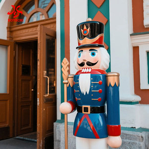 Statuetta Soldato Schiaccianoci <span class=keywords><strong>di</strong></span> Natale per Esposizioni in Negozi, Centri Commerciali e Giardini per Pesce d'<span class=keywords><strong>Aprile</strong></span>, Laurea, Giorno del Ringraziamento, <span class=keywords><strong>Festa</strong></span> del Papà - Product Image 6