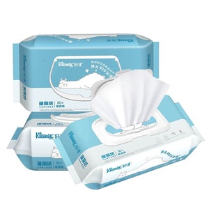 Lingettes humides pour les mains et le visage <span class=keywords><strong>Kleenex</strong></span>, en <span class=keywords><strong>papier</strong></span> facial 100% pâte de bois vierge de bambou, 80 pièces, lingettes humides - Product Image 5