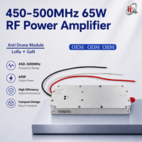 Amplificateur RF GaN personnalisable 65W 450-500MHz, module Lora, module anti-drone RF, VCO intégré