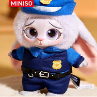 Authentique MINISO Série Zootopia Pendentif en vinyle Boîte mystère Poupée en peluche Jouet mignon pour enfants Pendentif de sac Cadeaux