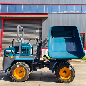Kostenloser Versand 4 X4 Räder Mini Dumper Truck Frontlader mit KUBOTA Dieselmotor Hydraulik zum Verkauf - Product Image 1