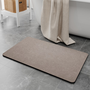 Tapis de bain uni de nouvelle conception avec dos en caoutchouc à séchage rapide, antidérapant et absorbant pour la maison ou les hôtels - Product Image 3
