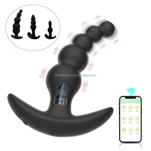 Vendita speciale App-controllata anale <span class=keywords><strong>Sex</strong></span> Toy vibrazione Plug Set Prostata massaggiatore perline anale Vibrador per uomini e donne - Product Image 1