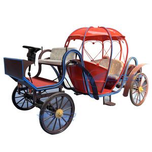 Carruaje Eléctrico de Lujo de Cuatro Ruedas Estilo Cenicienta para Venta, Vehículo de Boda, Carroza de Calabaza para Turismo - Product Image 1
