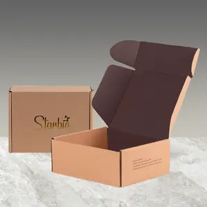 Fashion Attractive Design Custom Ecommerce Anti Extrusion Mailer Carton Hot Sale Pink Wig Shipping Box