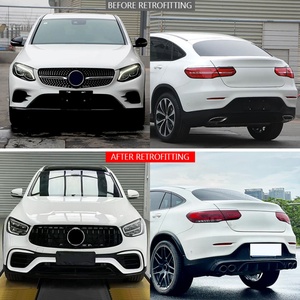 ชุดแต่งกันชนหน้า/หลัง AMG รุ่นใหม่ ปี 2016-2022 สำหรับ Benz GLC Coupe พร้อมช่องสำหรับไฟตัดหมอก - Product Image 3
