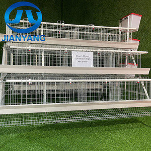 Otomatik besleme ile kümes hayvancılığı için sıcak daldırma galvanizli A tipi katmanlı tavuk kafesi sistemi - Product Image 3