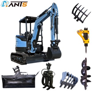 Kiến Mini Máy Xúc 1.8T 2T 2.5T 3T Trung Quốc Thương Hiệu Công Suất Cao Điện Digger Mini <span class=keywords><strong>Bagger</strong></span> Với Cab Ce Epa Euro 5 - Product Image 1