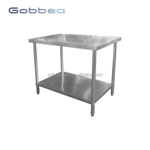 201 304 thép không gỉ băng ghế dự bị thương mại bảng nhà bếp bàn làm việc cho nhà hàng sử dụng - Product Image 2