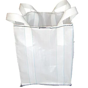 100% New EGP Clear Liner Bags Strong Food Grade Jumbo Tons Bags Aircraft Approved 1500kg Load Flat Bottom Discharge Model FIBC