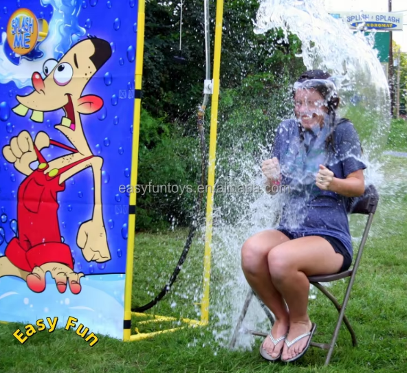 EASYFUN Factory Excited Dunk Tank Carnival Game Splash Me Summer Water Large Outdoor Entertainment Equipment for Rental