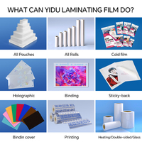 Film de plastification personnalisé en EVA pour cartes d'identité, feuille de plastification thermique 3 couches 67x97mmx55mic pour l'emballage de cartes de visite souples