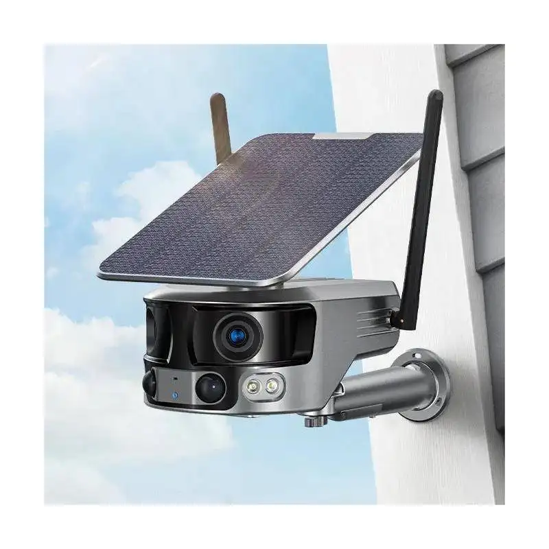 8mp 와이파이 스마트 태양열 배터리 작동 보안 카메라 야외 무선 Cctv 카메라