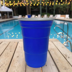 Cốc nhôm dùng một lần có nắp đậy và ống hút - Product Image 5