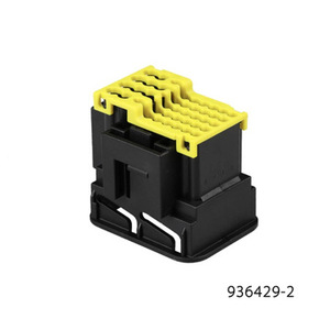 Conector y Enchufe para ECU de Auto, 42 Pines, Negro y Amarillo, PBT, IP20, para Automóvil - Product Image 4