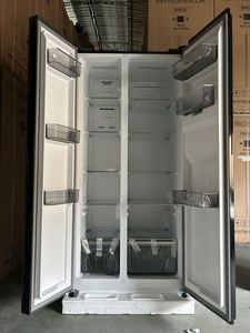 Réfrigérateur à double porte à grande capacité de 495 l, noir, 220 V, 50 Hz, avec fonction de <span class=keywords><strong>d</strong></span>égivrage automatique et <span class=keywords><strong>distributeur</strong></span> <span class=keywords><strong>d</strong></span>'<span class=keywords><strong>eau</strong></span> - Product Image 3