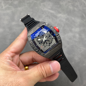 Nuevo Reloj Mecánico 2026 Estilo RM con Textura de Fibra de Carbono, Movimiento Esqueletizado, Reloj de Lujo para Hombre - Product Image 3