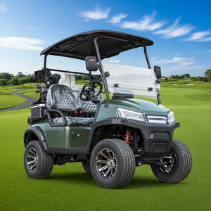 Produits les plus vendus : Chariot de golf biplace à batterie pour manoirs ruraux et centres de villégiature - Product Image 1