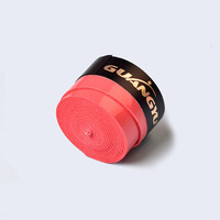Vente en gros de surpoignées pour raquettes de badminton, logo personnalisé, antidérapantes, absorbant la transpiration, ruban adhésif pour raquettes de tennis et de pickleball, OEM ODM