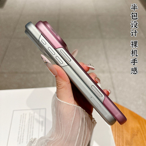 เคสโทรศัพท์แบบไร้ขอบ วัสดุ PC ใหม่ ผิวด้าน รองรับการชาร์จไร้สายแบบแม่เหล็ก สำหรับ iPhone 18 Pro Max 13 14 15 16 17  แบบแข็ง - Product Image 4