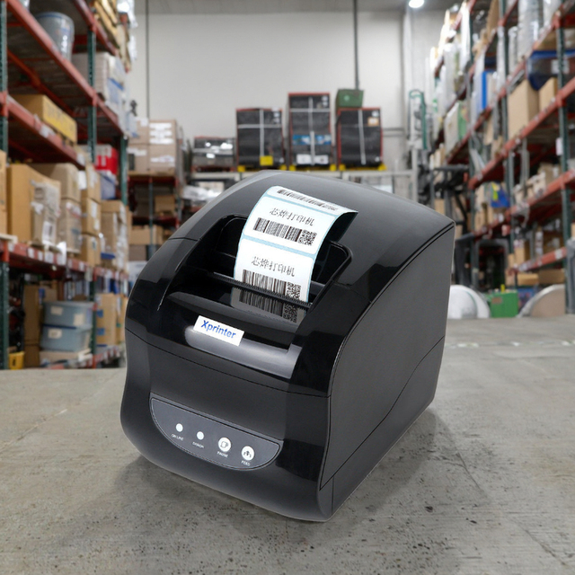 Xprinter XP-365B 3-Inch Thermal Label Receipt Printer Interface Direct Thermal POS Usage Stylish Color