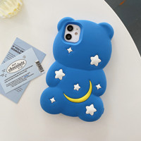 Funda de Teléfono de Silicona Suave con Diseño de Oso Xingyue para Apple 15Promax 14/Iphone13 12 Modelo para Mujer y Hombre Hecha de TPU
