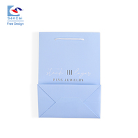 Sac en papier laminé personnalisé en gros, sac en papier pour cadeau, sac cadeau personnalisé avec logo et poignée en ruban