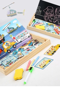Giocattolo educativo per bambini con mappa piatta per bambini da 3 a 6 anni, 7 ragazzi e 8 ragazze, giocattoli educativi per la prima volta