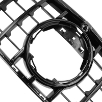 Pour pour CLA Classe W118 2019 2020 2021 Grille avant Style GT Noir Matériau ABS Durable Installation facile