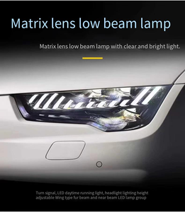 2011-2018 <span class=keywords><strong>Audi</strong></span> C7 A7 S7 RS7 mise à niveau complète des phares LED feux de jour Plug Play <span class=keywords><strong>bleu</strong></span> pour Streamlight 100W Position avant - Product Image 5