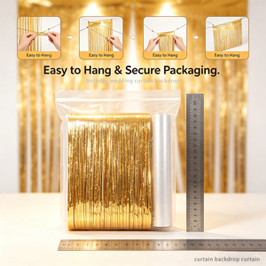 Cortina de Lentejuelas Metalizadas 1m*2m, Serpentinas Rojas, Blancas y Verdes para Decoración de Fiestas de Navidad, Cumpleaños, Baby Shower - Product Image 5