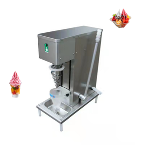 Yogurt Ice Cream Gelato Blending Mixer Machine Swirl Drill Frozen Fruits Ice Cream Blender Fresh Fruit Ice Cream Mixing Machine - Product Image 5