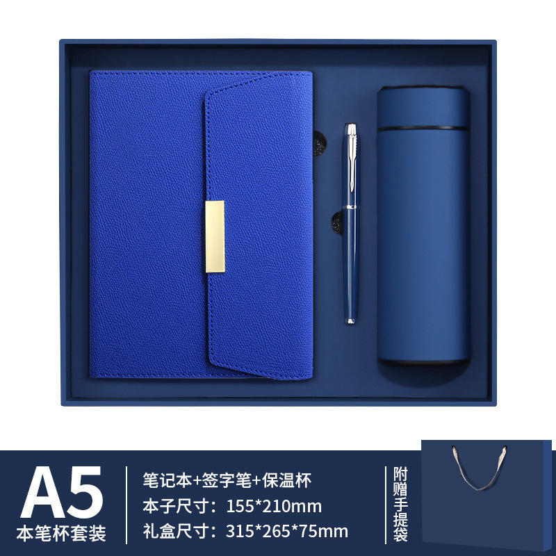 Coffret cadeau entreprise bleu marine