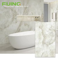 Panneau mural moderne de luxe en marbre géométrique, 100 % étanche, panneau mural SPC pour salle de bain, hôpital, usage intérieur, maison