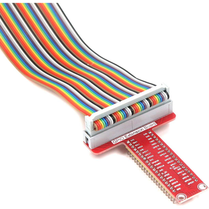 Raspberry Pi GPIO บอร์ดขยาย, บอร์ดขยายสายริบบิ้นแบน40พินและอะแดปเตอร์ GPIO แบบ T-Type สำหรับ Raspberry Pi B + - Product Image 6