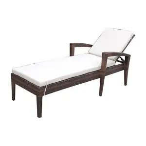 Lazer Water Proof Praia ao ar livre Piscina Chaise Lounge Sun Lounger Daybed