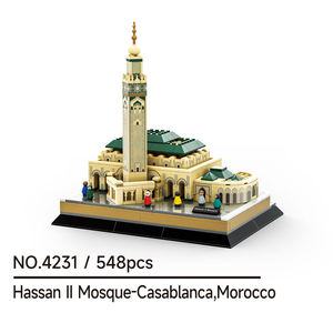 Wange 4231 Mezquita de Hassan II, Bloques de Construcción Creativos MOC, Juego de Bloques de Construcción Educativos para Niños, Juego de Juguetes Coleccionables al por Mayor - Product Image 5