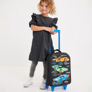 <span class=keywords><strong>Valise</strong></span> à roulettes pour enfants en 3D, <span class=keywords><strong>dinosaure</strong></span>, bleue, mignonne, pour garçons et filles, sac de voyage à main - Product Image 3