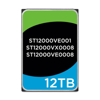 Disque dur HDD SATA 3,5 pouces 12 To 7200 tr/min 256 Mo de cache pour surveillance CCTV ST12000VE001 ST12000VX0008 ST12000VE0008