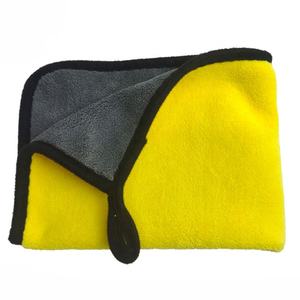 <span class=keywords><strong>Serviette</strong></span> de lavage de voiture bicolore corail velours gommage voiture épaissie <span class=keywords><strong>serviette</strong></span> de nettoyage - Product Image 4